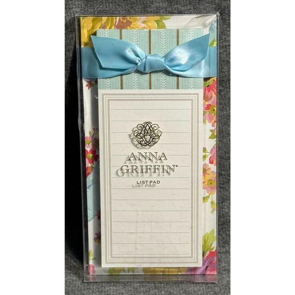 ANNA GRIFFIN Floral Listpad 60 Sheets - New - Picture 3 of 6